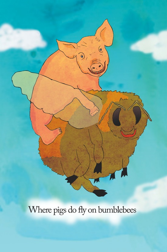 p17 - pig on a bee