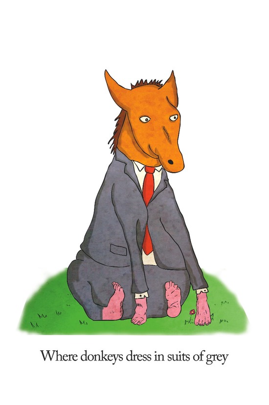 p7 - where donkeys dress in suits of grey